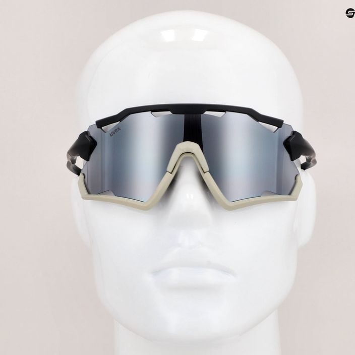 Okulary przeciwsłoneczne UVEX Sportstyle 228 black sand mat/mirror silver 11