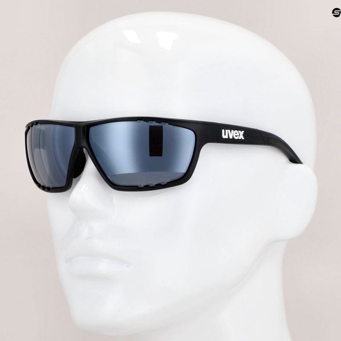 Okulary przeciwsłoneczne UVEX Sportstyle 706 CV black mat/litemirror silver 11