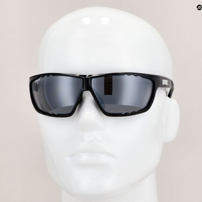 Okulary przeciwsłoneczne UVEX Sportstyle 706 black/litemirror silver 11