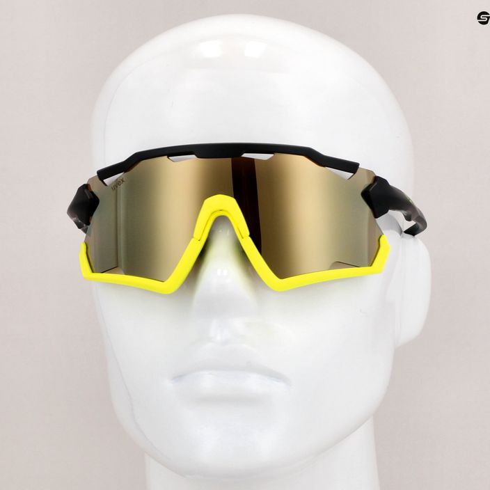 Okulary przeciwsłoneczne UVEX Sportstyle 228 black yellow mat/mirror yellow 11