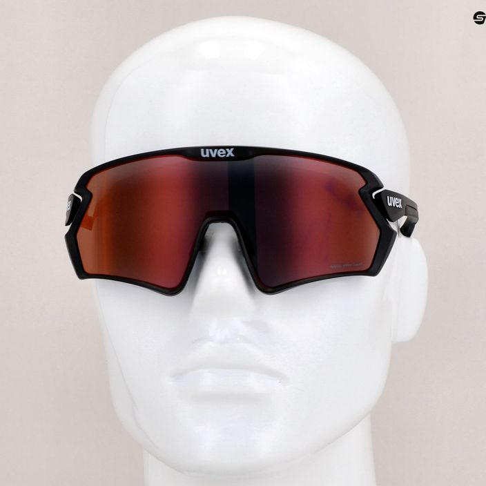 Okulary przeciwsłoneczne UVEX Sportstyle 231 2.0 P black mat/mirror red 11