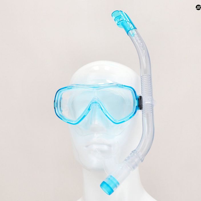 Zestaw do snorkelingu dziecięcy Cressi Ondina + Top clear/aquamarine 13