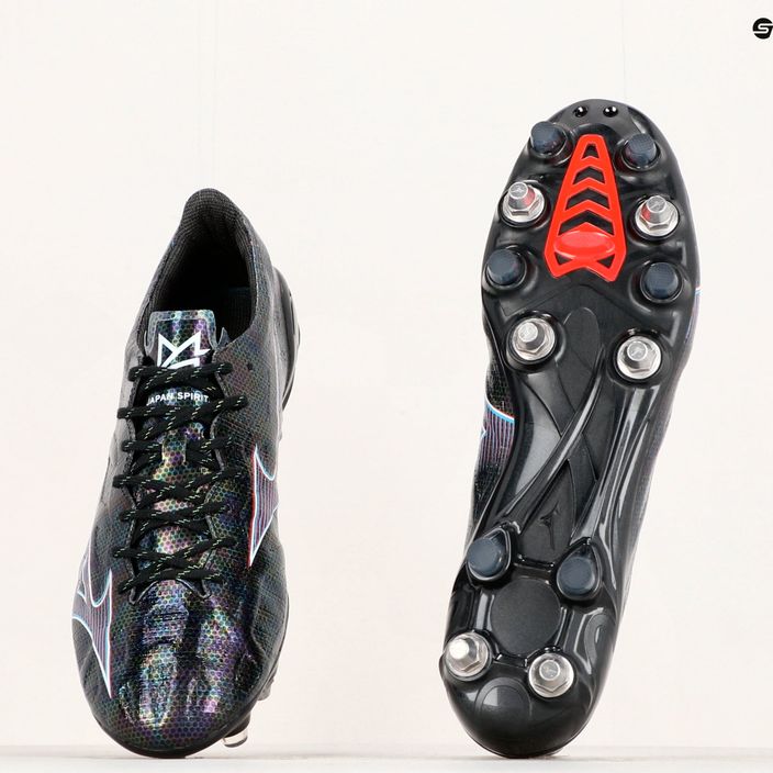 Buty piłkarskie męskie Mizuno Alpha JP Mix czarne P1GC236001 14