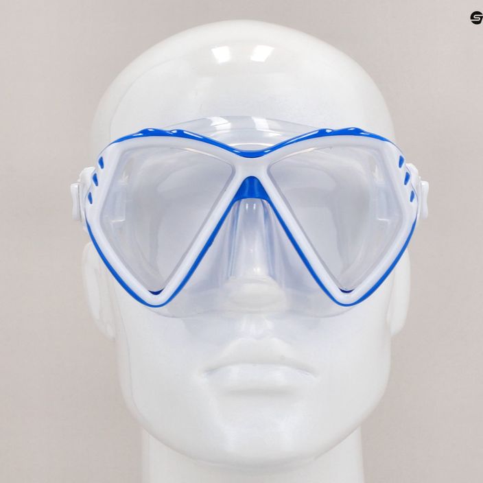 Maska do snorkelingu juniorska Aqualung Cub transparent/blue 8