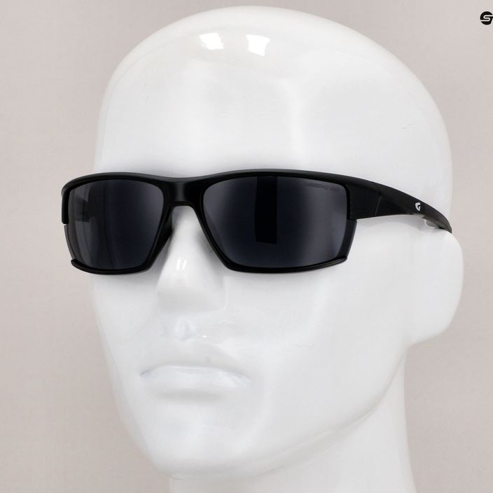 Okulary przeciwsłoneczne GOG Breva matt black/grey/silver mirror 9