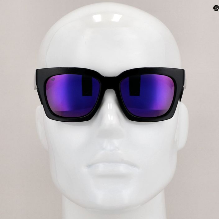 Okulary przeciwsłoneczne damskie GOG Emily black/polychromatic purple 10