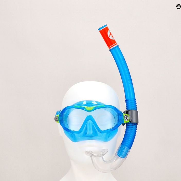 Zestaw do snorkelingu dziecięcy Aqualung Combo Mix.A light blue/bright green 12