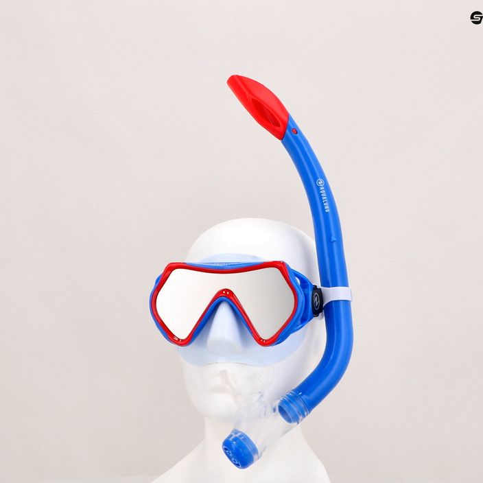 Zestaw do snorkelingu dziecięcy Aqualung Hero Set white/blue 16