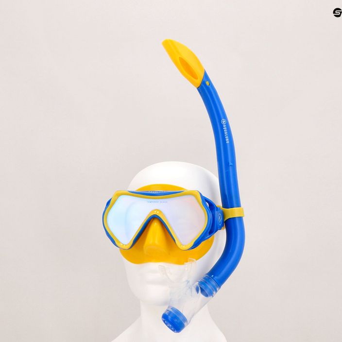 Zestaw do snorkelingu dziecięcy Aqualung Hero Set yellow/blue 16