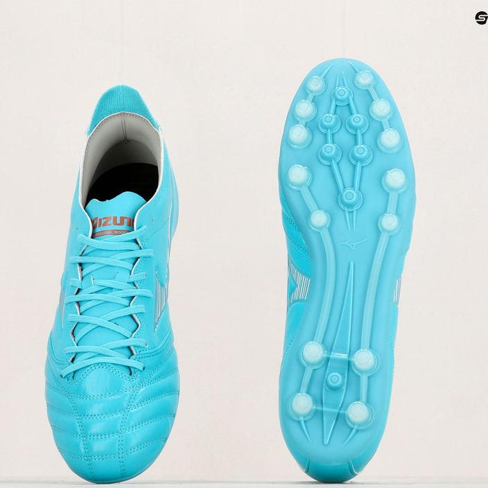 Buty piłkarskie Mizuno Morelia Neo III Pro AG niebieskie P1GA238425 16