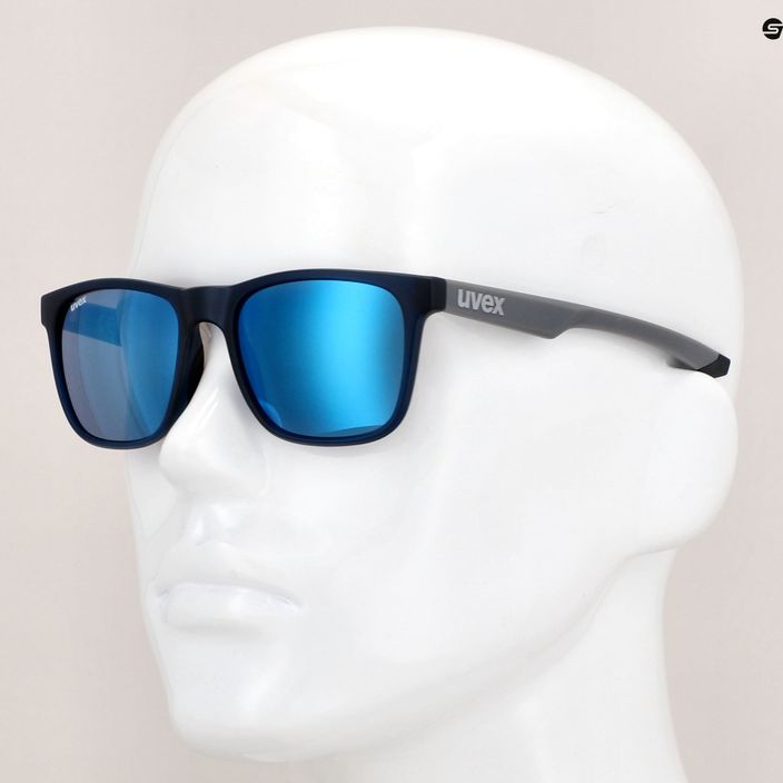 Okulary przeciwsłoneczne UVEX Lgl 42 blue grey mat/mirror blue 11