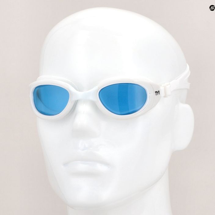 Okulary do pływania TYR Special Ops 2.0 Polarized Non-Mirrored white/blue 8