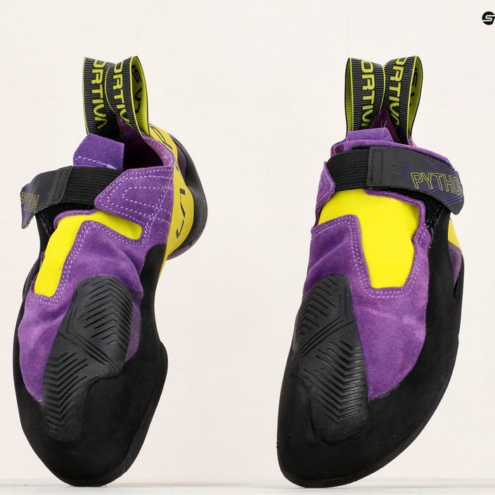 Buty wspinaczkowe męskie La Sportiva Python purple/lime punch 18