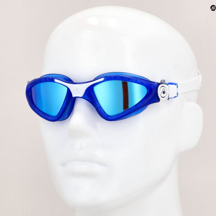 Okulary do pływania Aquasphere Kayenne blue/white/mirror blue 11