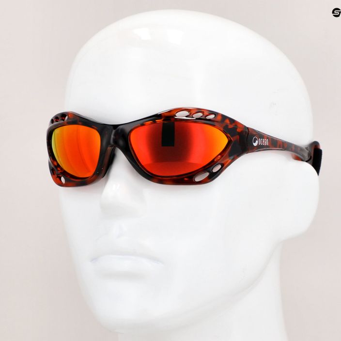 Okulary przeciwsłoneczne Ocean Sunglasses Cumbuco demi brown/revo red 7