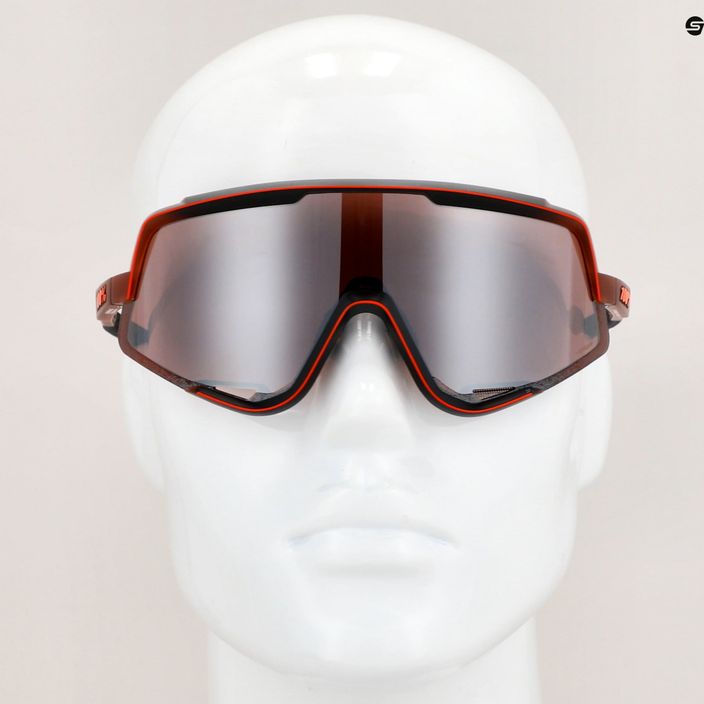 Okulary przeciwsłoneczne 100% Glendale matte translucent brown fade/hiper silver 7