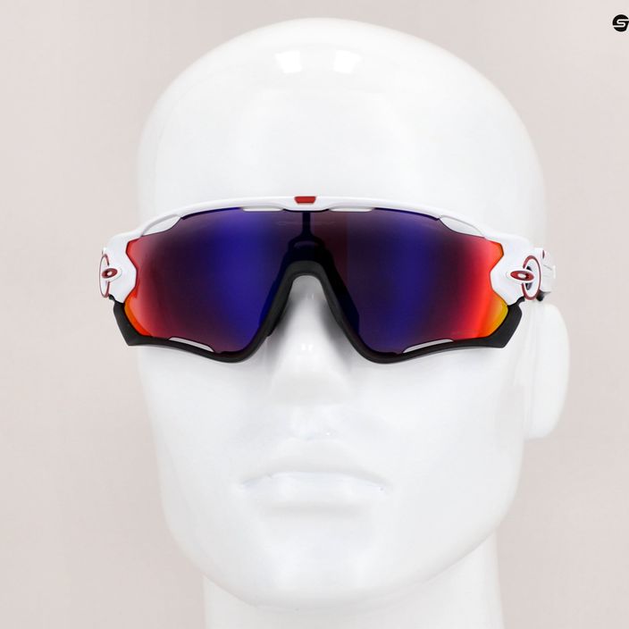 Okulary przeciwsłoneczne Oakley Jawbreaker polished white/prizm road 7