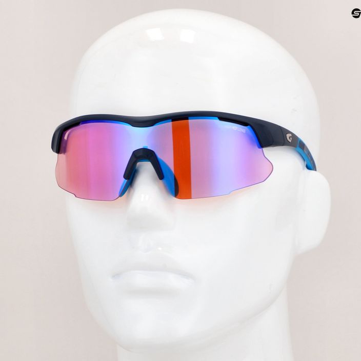 Okulary przeciwsłoneczne GOG Orion matt navy blue/polychromatic blue 7
