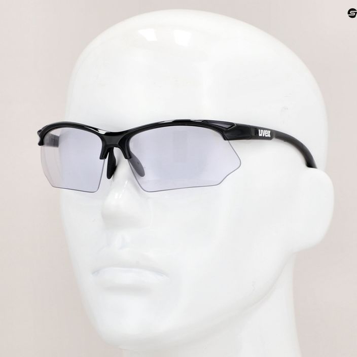 Okulary przeciwsłoneczne UVEX Sportstyle 802 V black/variomatic smoke 7