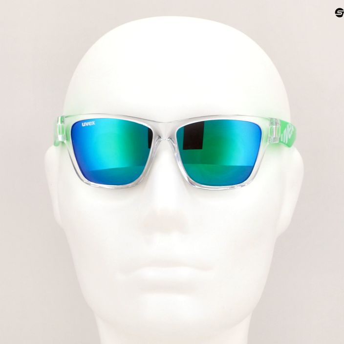 Okulary przeciwsłoneczne dziecięce UVEX Sportstyle 508 clear green/mirror green 7