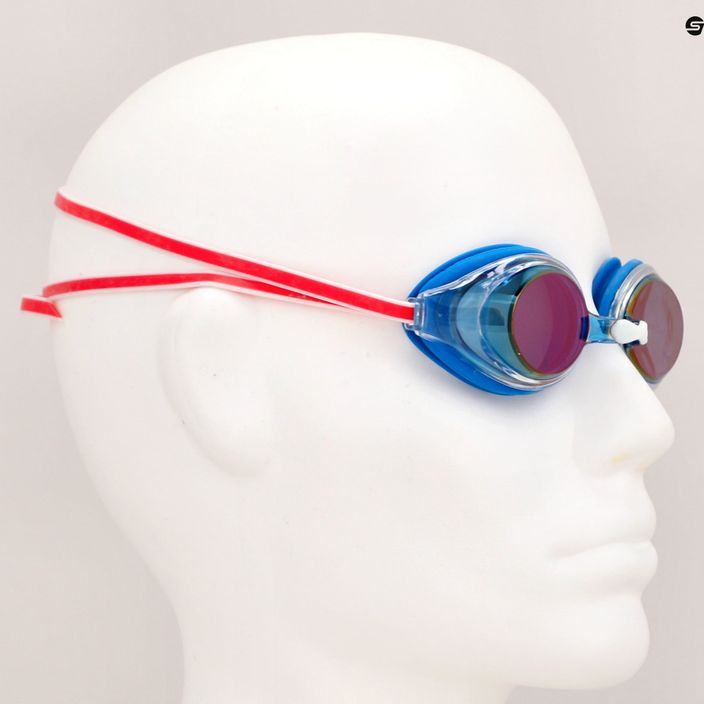 Okulary do pływania dziecięce FINIS Ripple blue mirror/red 8