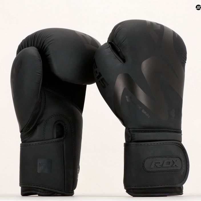 Rękawice bokserskie RDX T15 matte black 7