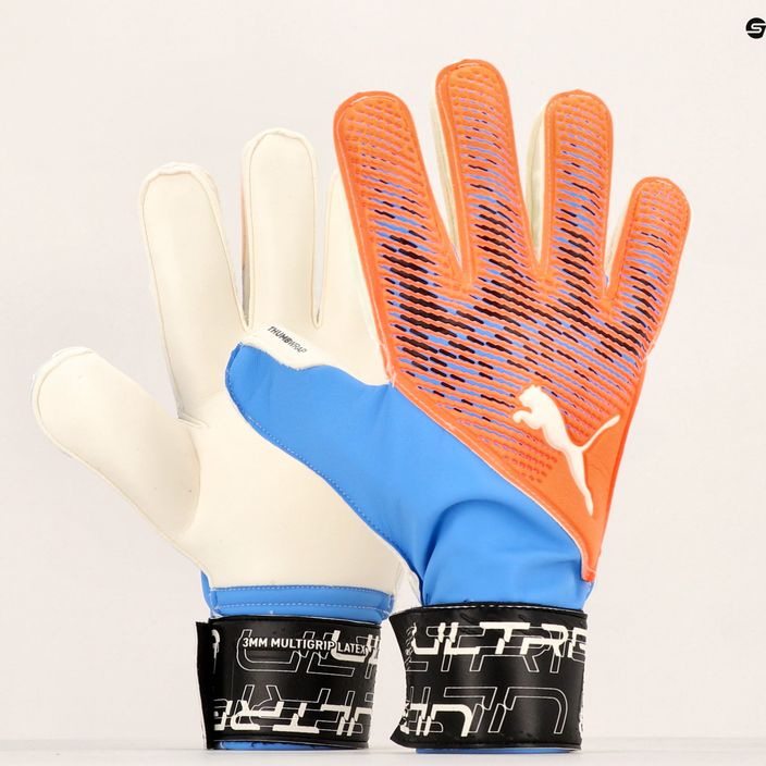Rękawice bramkarskie PUMA Ultra Protect 3 RC ultra orange/blue glimmer 7