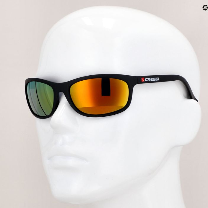 Okulary przeciwsłoneczne Cressi Rocker black/orange mirrored 7