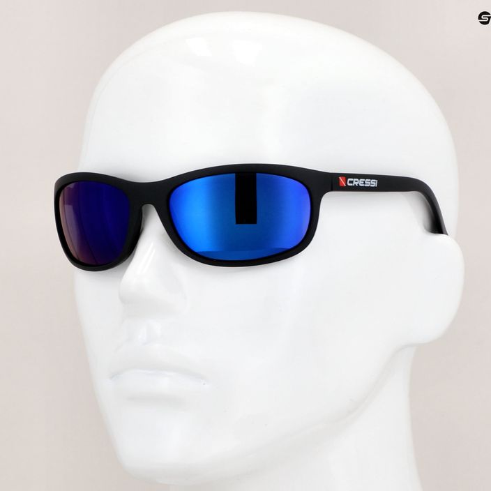 Okulary przeciwsłoneczne Cressi Rocker black/blue mirrored 7