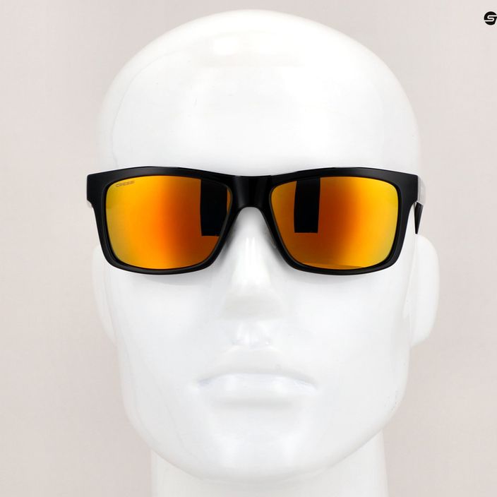 Okulary przeciwsłoneczne Cressi Bahia Floating black/orange mirrored 8