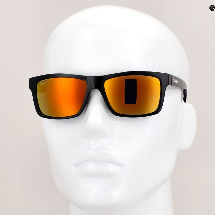 Okulary przeciwsłoneczne Cressi Bahia black/orange mirrored 8
