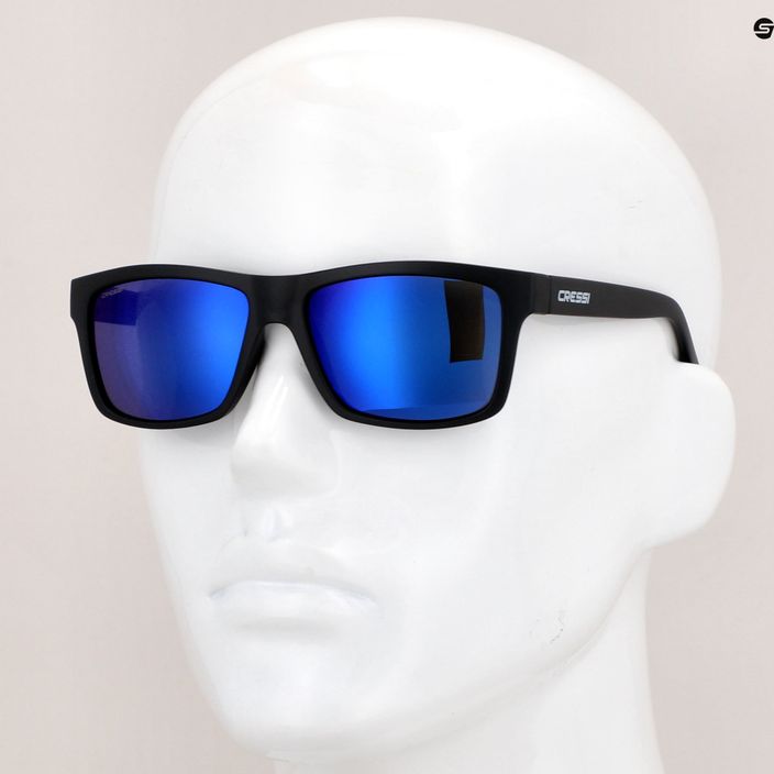 Okulary przeciwsłoneczne Cressi Bahia Floating black/blue mirrored 8