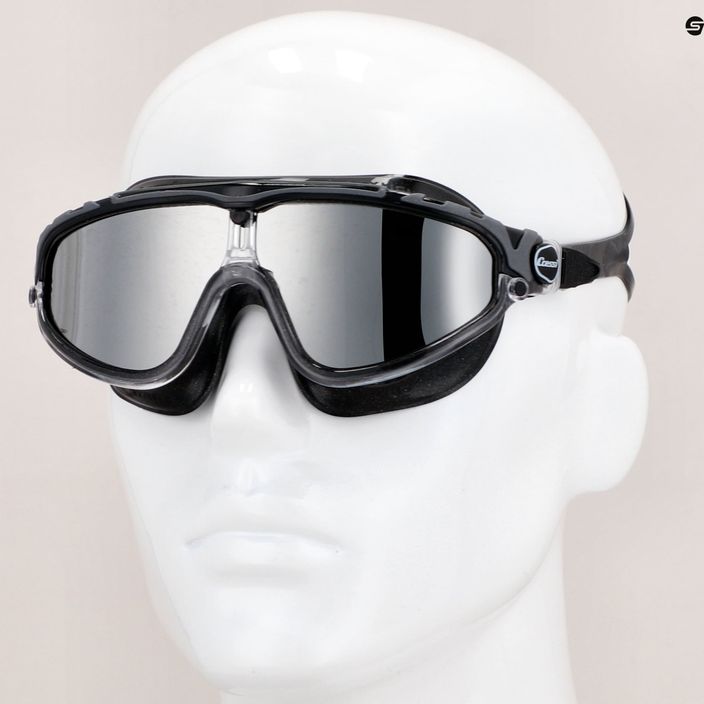 Maska do pływania Cressi Skylight black/black grey mirrored 8