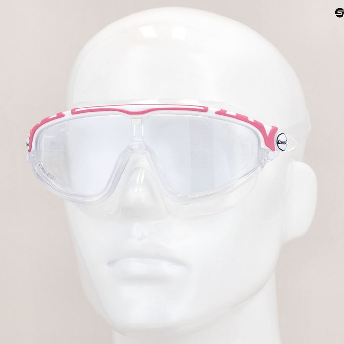 Maska do pływania Cressi Skylight clear/white/pink 8