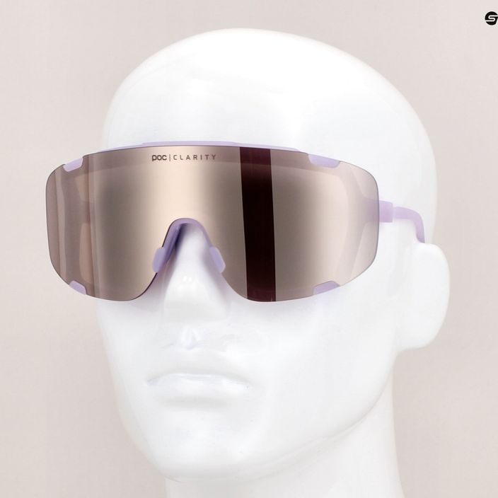 Okulary przeciwsłoneczne POC Devour purple quartz translucent/clarity road silver 11
