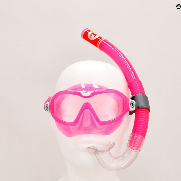 Zestaw do snorkelingu dziecięcy Aqualung Mix Combo pink/white 12