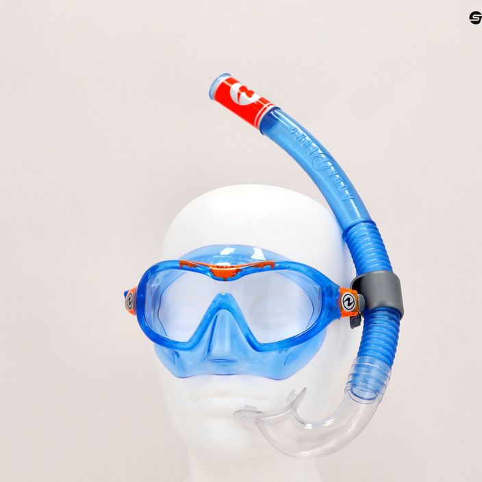 Zestaw do snorkelingu dziecięcy Aqualung Mix Combo blue/orange 12