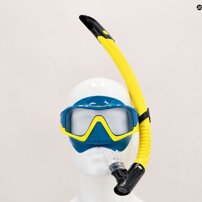 Zestaw do snorkelingu Aqualung Vita Combo petrol/yellow 12