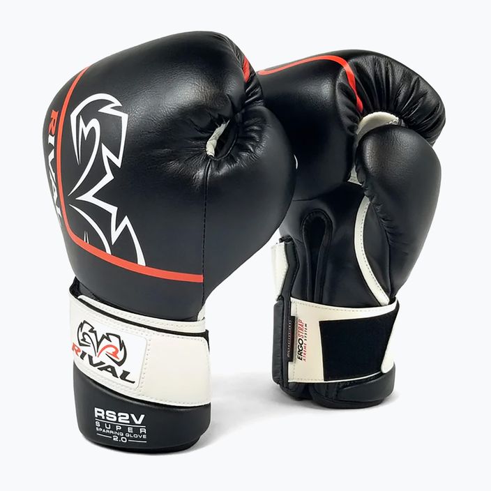 Rękawice bokserskie Rival Super Sparring 2.0 black 6