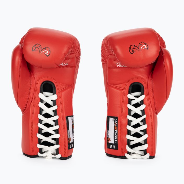 Rękawice bokserskie Rival RFX-Guerrero Sparring -SF-H red 2
