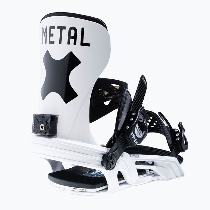 Wiązania snowboardowe Bent Metal Axtion black/white 6