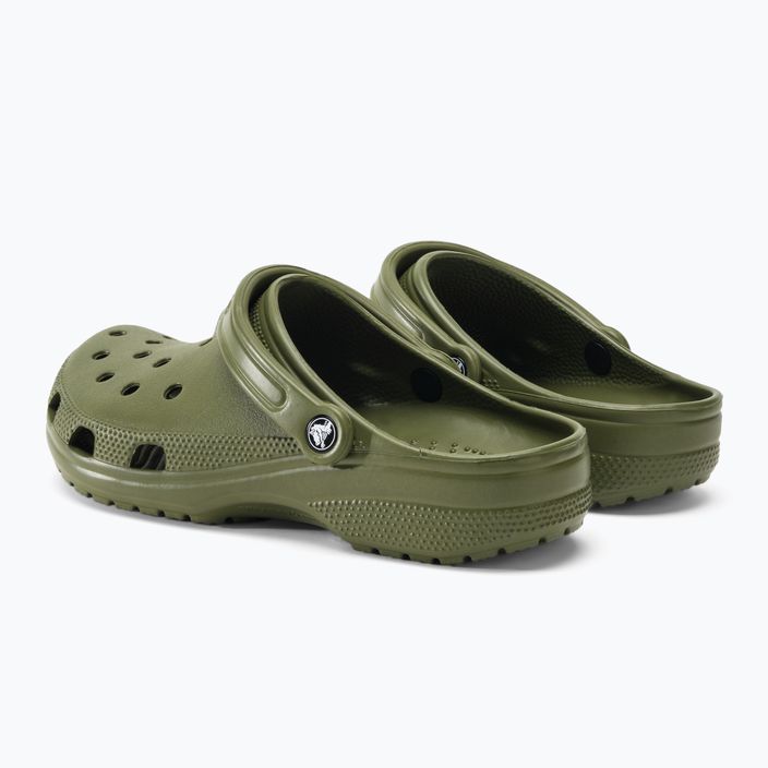 Klapki Crocs Classic army green 4
