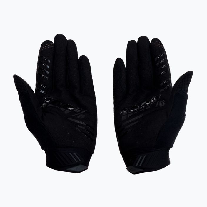 Rękawiczki rowerowe 100% R-Core black 2
