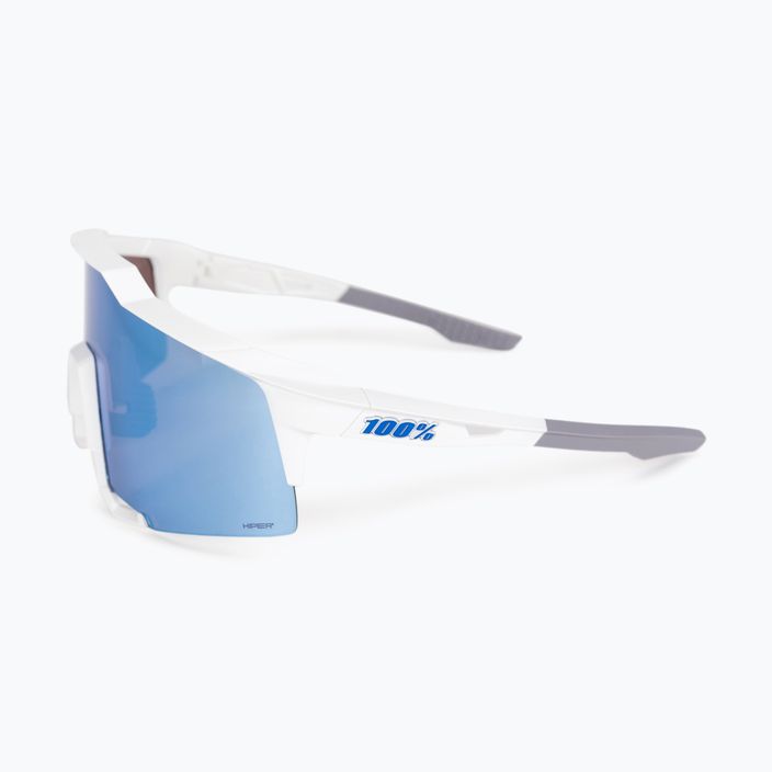 Okulary przeciwsłoneczne 100% Speedcraft matte white/hiper blue 4