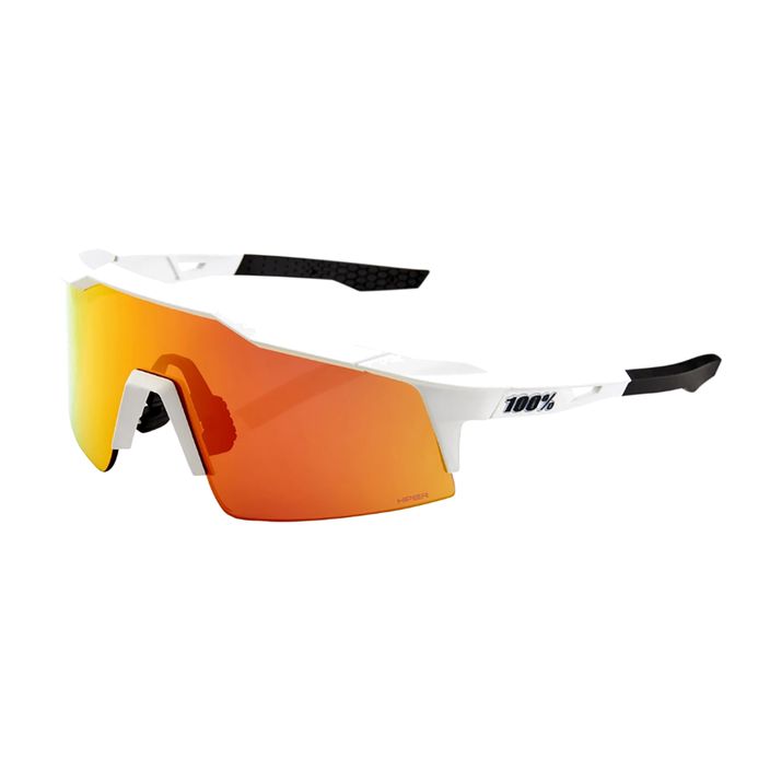 Okulary rowerowe 100% Speedcraft Sl Multilayer Mirror Lens soft tact off white/hiper red 7