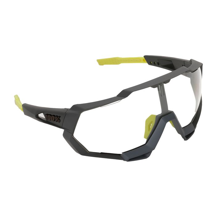 Okulary przeciwsłoneczne 100% Speedtrap Photochromic Lens soft tact cool grey
