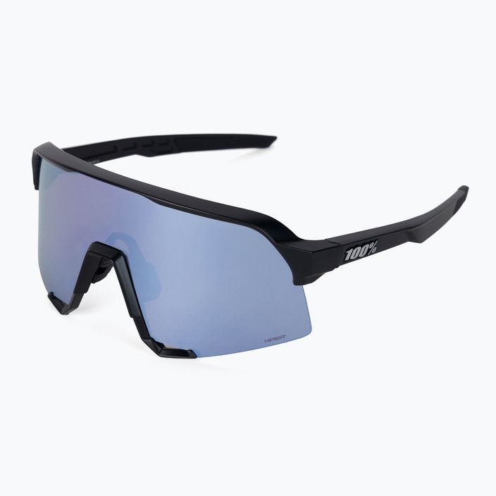 Okulary przeciwsłoneczne 100% S3 matte black/hiper blue 5