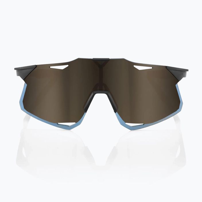 Okulary przeciwsłoneczne 100% Hypercraft matte black/soft gold mirror 8