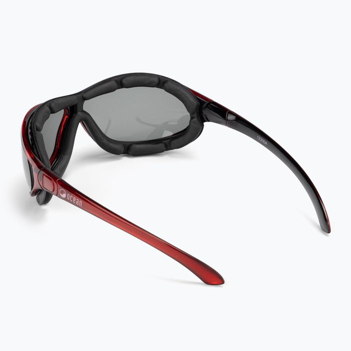 Okulary przeciwsłoneczne Ocean Sunglasses Tierra De Fuego red trasparent/smoke 2