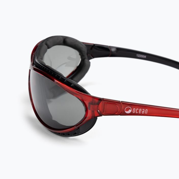 Okulary przeciwsłoneczne Ocean Sunglasses Tierra De Fuego red trasparent/smoke 4